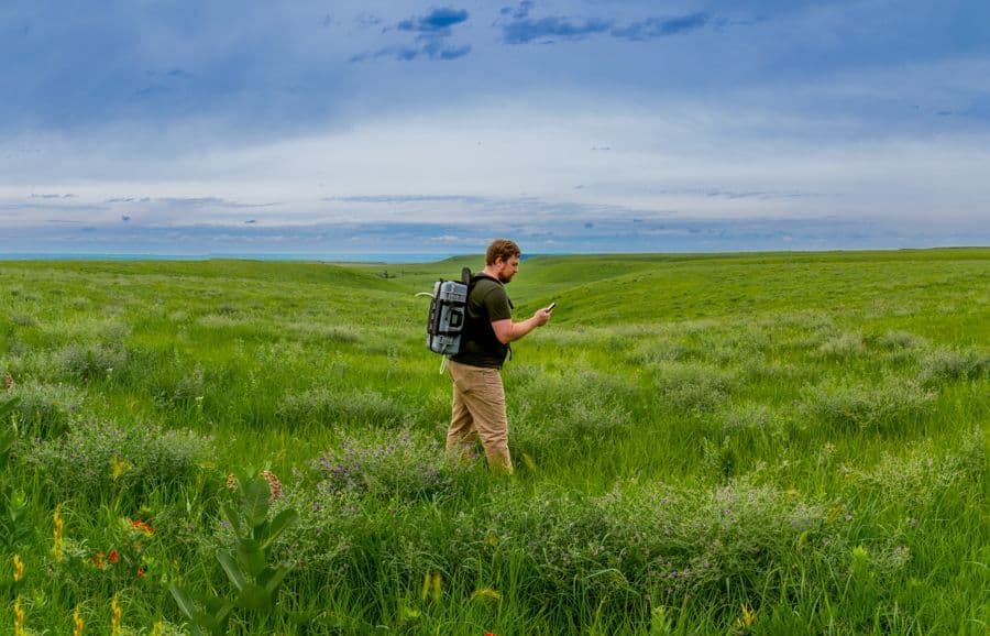 LI-7810 CH4/CO2/H2O Trace Gas Analyzer display